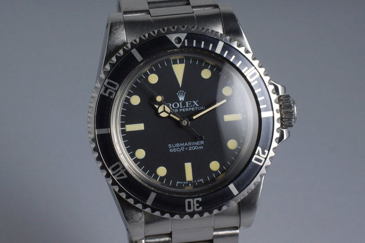1983 Rolex Submariner 5513 Mark V Maxi Dial