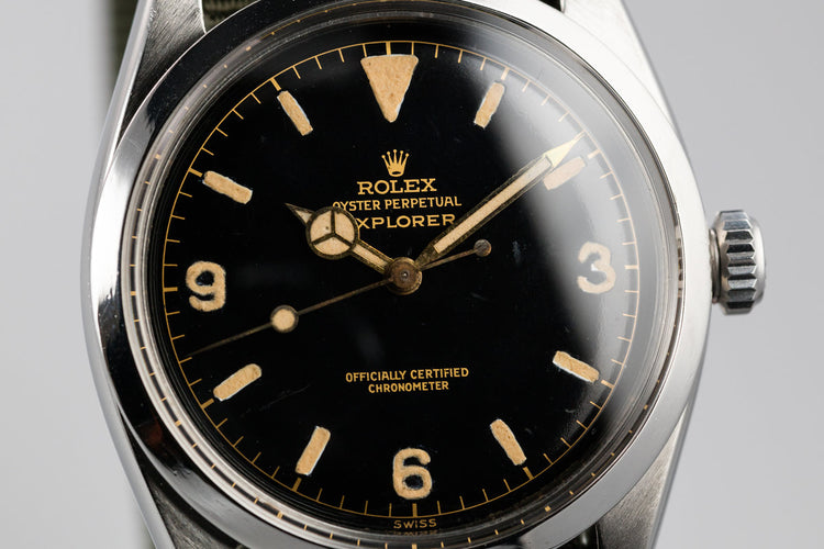 1958 Vintage Rolex Explorer I 6610 SWISS Only Gilt Dial