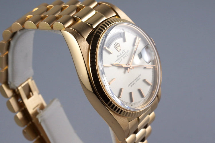 1978 Rolex Rose Gold Day-Date 1803 with Box and Papers