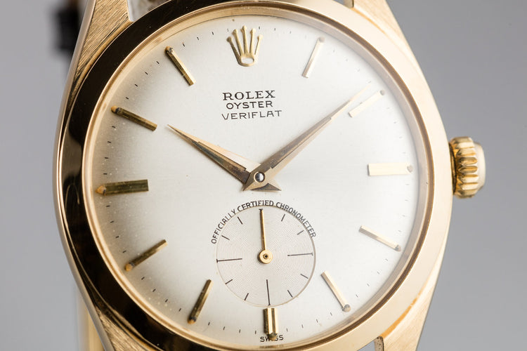 1959 18K YG Rolex VERIFLAT 6512