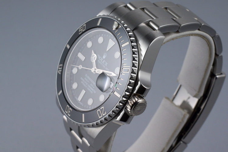 2013 Rolex Ceramic Submariner 116610 with Box and Papers