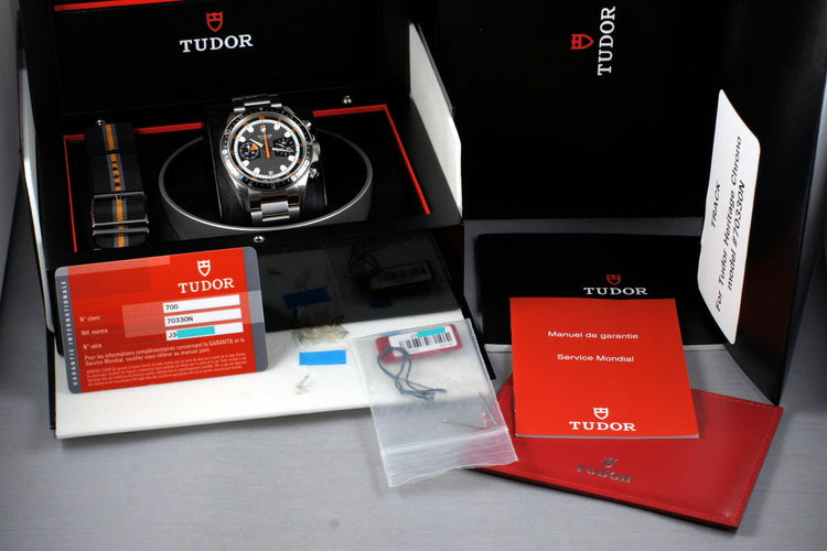 2010 Tudor Heritage Chrono 70330N with Box and Papers
