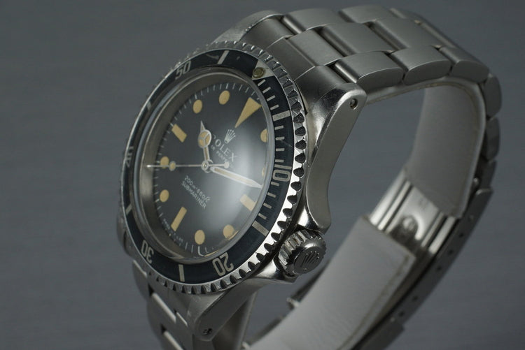 1967 Rolex Submariner 5513 Meters First with RSC Papers