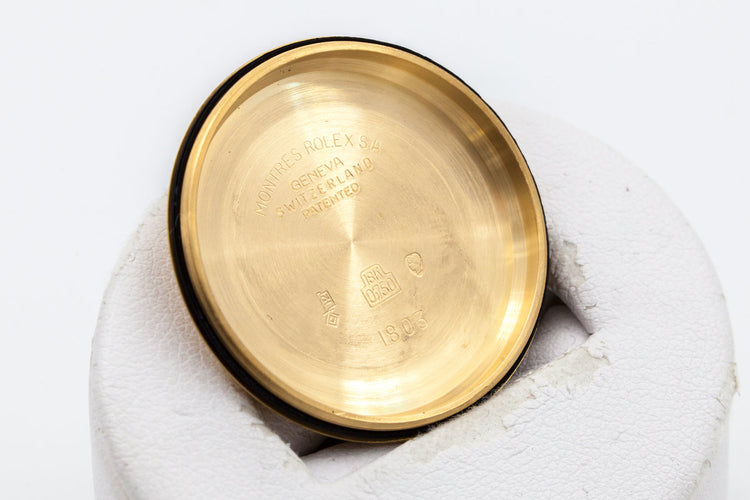 1971 Rolex YG Day-Date 1807 Matte Champagne Dial