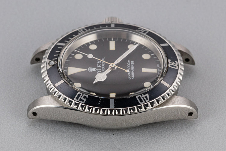 1978 Rolex Submariner 5513 Mark 1 Maxi Dial with Box and Papers