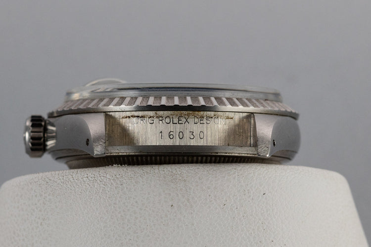 1986 Rolex DateJust 16030 Silver Dial