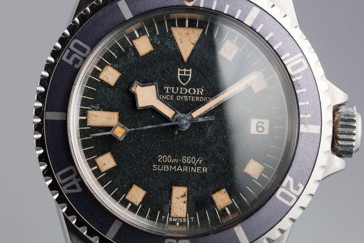 1974 Tudor Snowflake Submariner 9411/0 "Stone" Dial with Lavender Bezel Insert