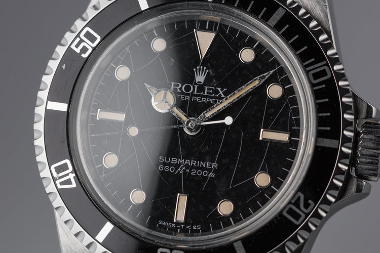 1985 Rolex Submariner 5513 Glossy Dial with Spider Cracking Patina
