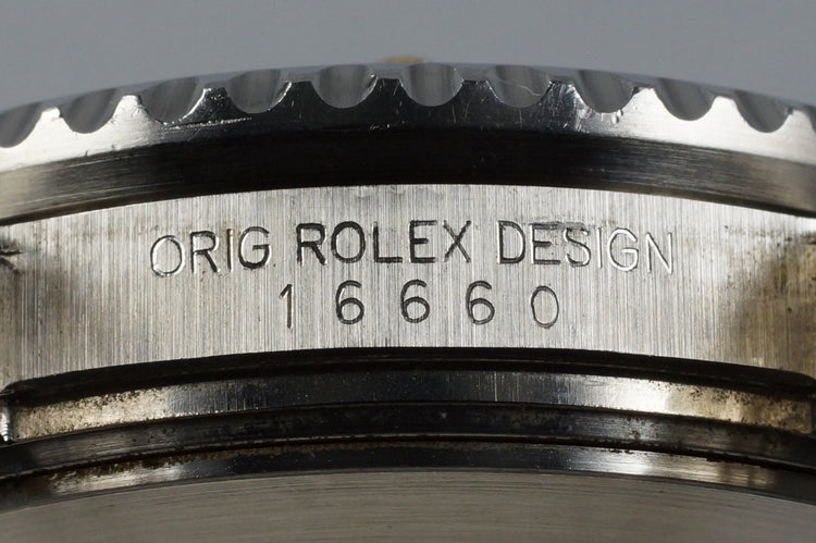 1984 Rolex Sea Dweller 16660 Spider Dial with Box and Papers
