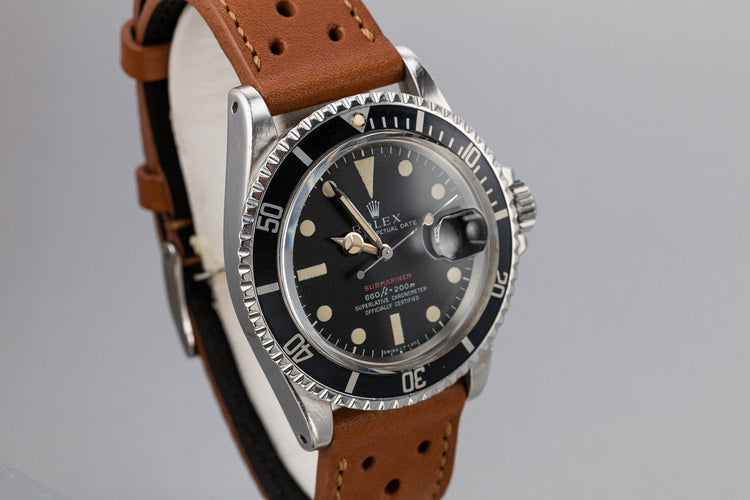 1970 Rolex Red Submariner 1680 with MK IV Dial