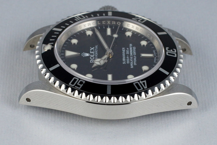 2011 Rolex Submariner 14060M 4 Line Dial with Box and Papers