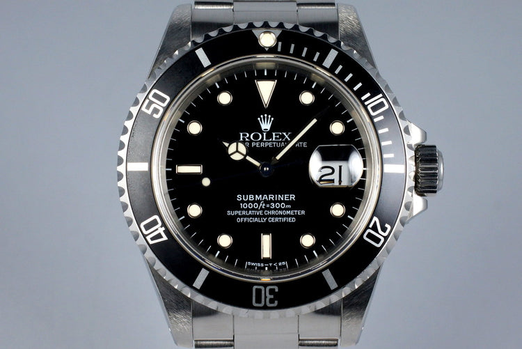 1991 Rolex Submariner 16610