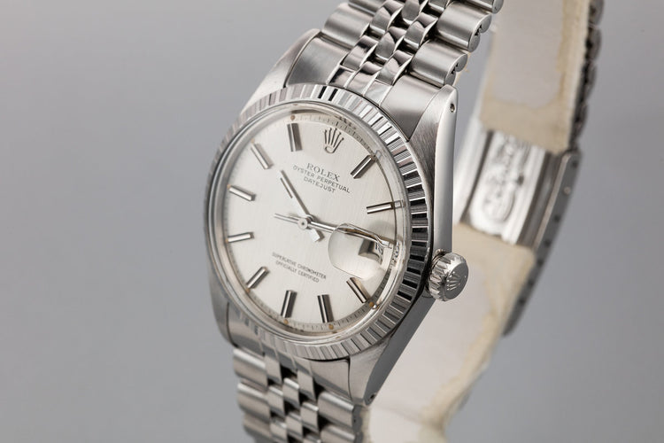 1973 Rolex DateJust 1603 Silver Sigma Dial