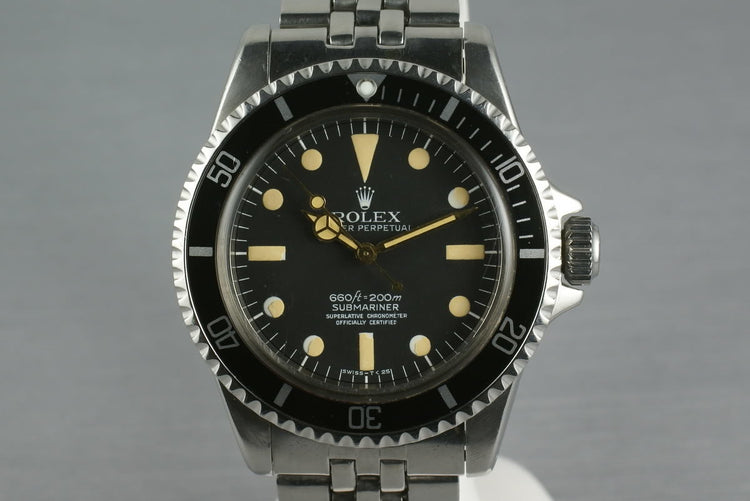 Rolex Submariner 5513 Pointy Crown Gaurd Case