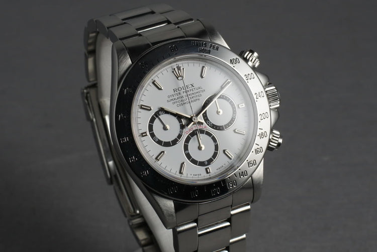 Rolex Zenith Daytona 16520 Inverted 6 white dial