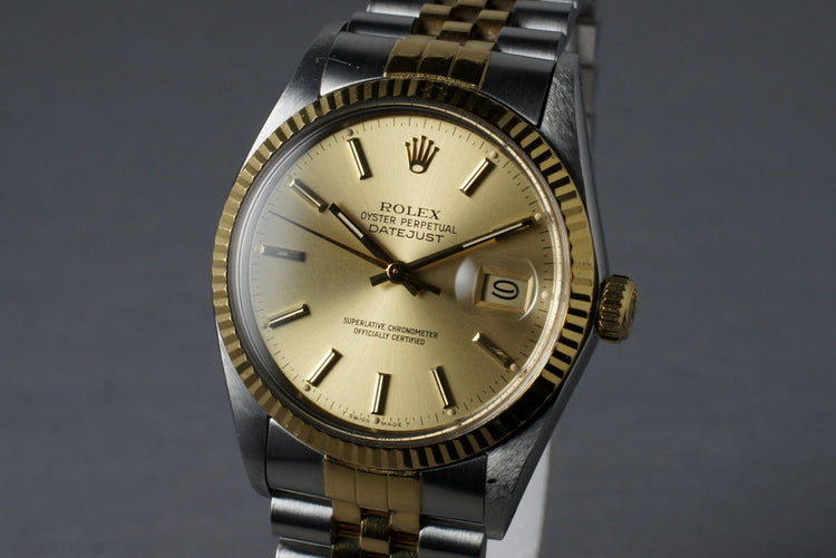 1985 Rolex Two Tone DateJust 16013