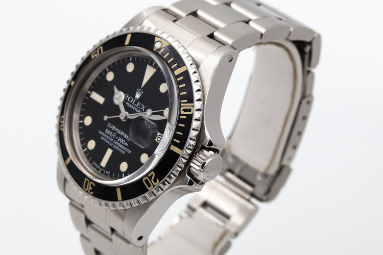 1977 Rolex Submariner 1680 with Box and RSC Card