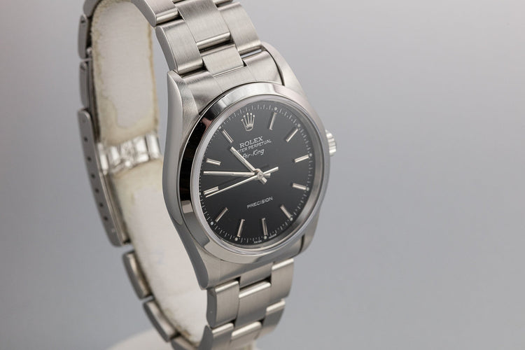 1995 Rolex Air-King 14000 Black Dial