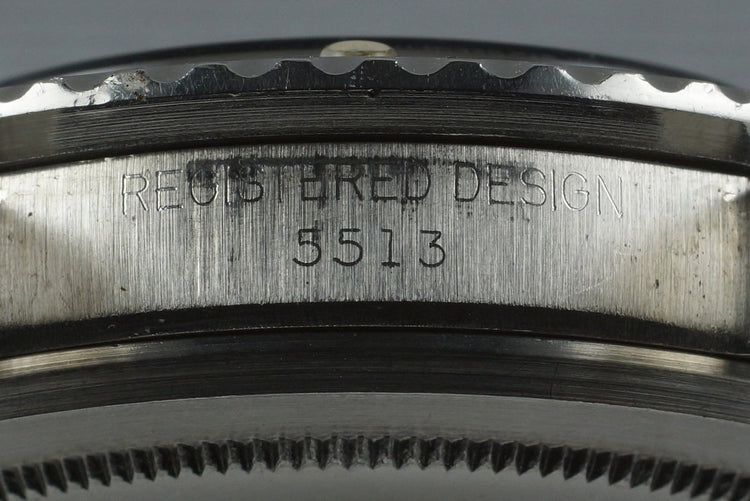 1970 Rolex Submariner 5513 with Serif Dial