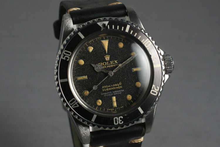 1965 Rolex Submariner 5512 Gilt 4 Line Dial