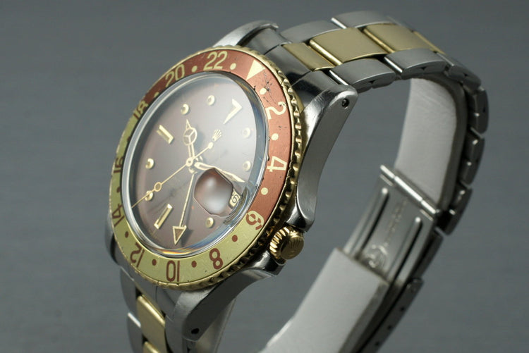 1979 Rolex Two Tone GMT 1675 with Root Beer Dial