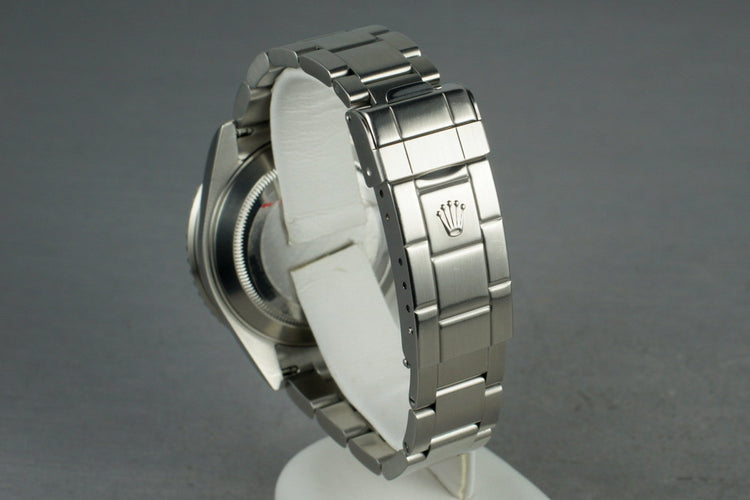 2005 Rolex Green Submariner 16610 with Box and Papers