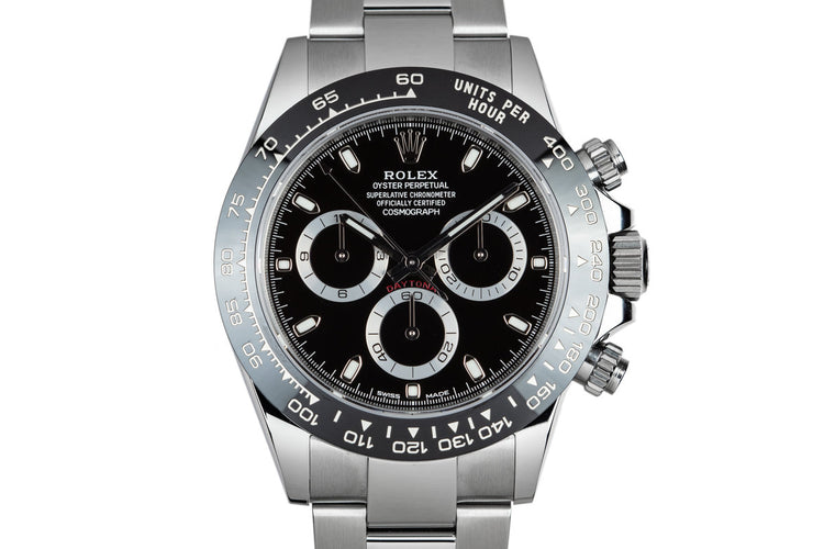 2018 Rolex Daytona 116500LN Black Dial with Box and Papers