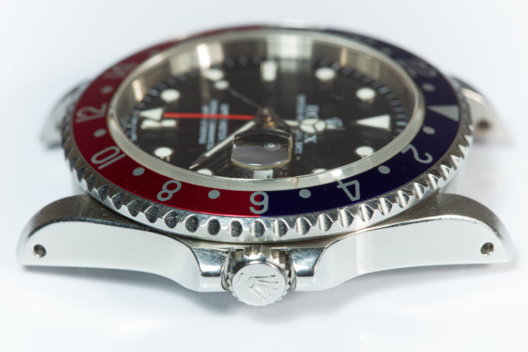 1996 Rolex GMT-Master II 16710 "Pepsi" Bezel with Box, Papers & Chronotag