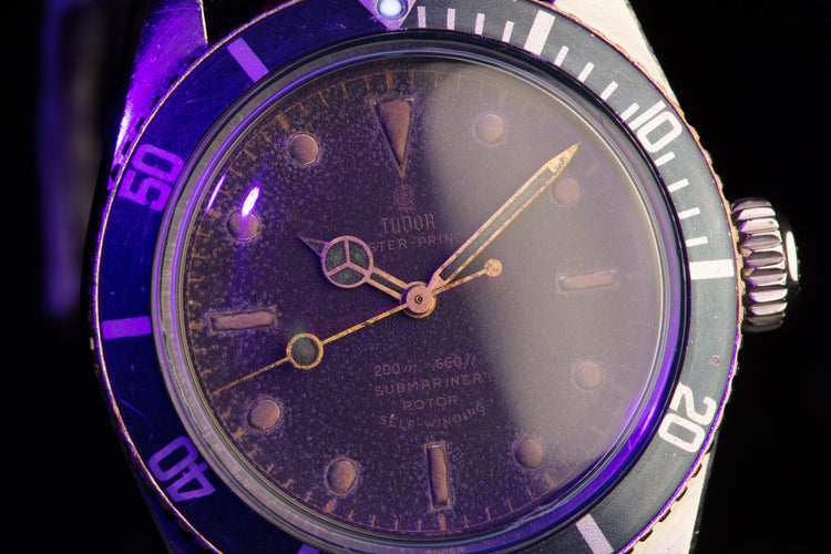 1958 Tudor Big Crown Submariner 7924 Gilt Dial