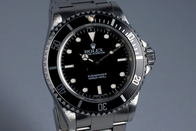 1995 Rolex Submariner 14060 with Box and Papers