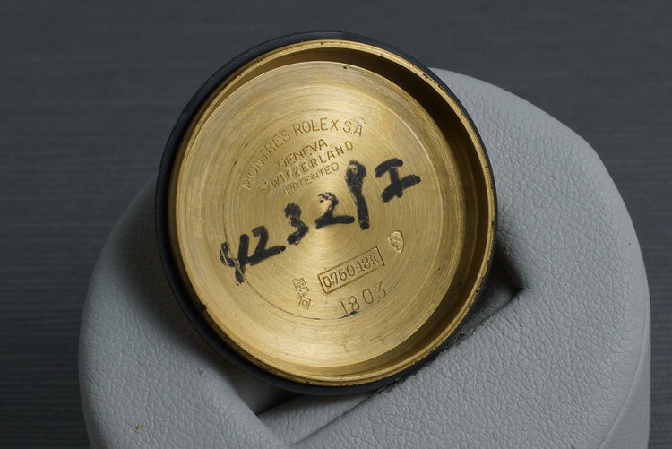 1962 Rolex YG Day-Date 1803 with Swiss Only Claw Dial