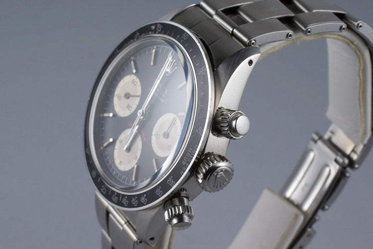 1975 Rolex Daytona 6263 Black Sigma Big Red Daytona Dial with RSC Papers