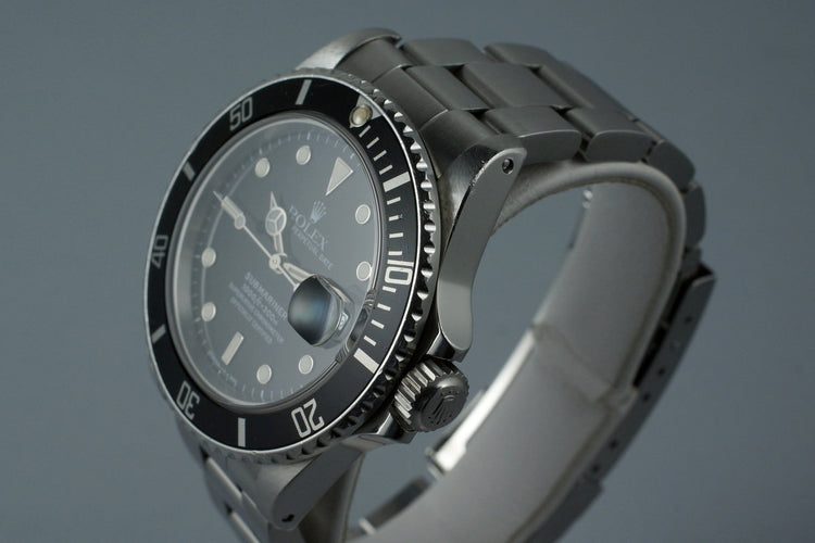 1988 Rolex Submariner 168000