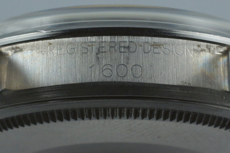 1970 Rolex DateJust 1600 Silver Sigma Dial