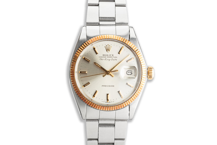 1972 Vintage Rolex Two Tone Air-King-Date 5701 Coca- Cola Award Watch Box & Papers