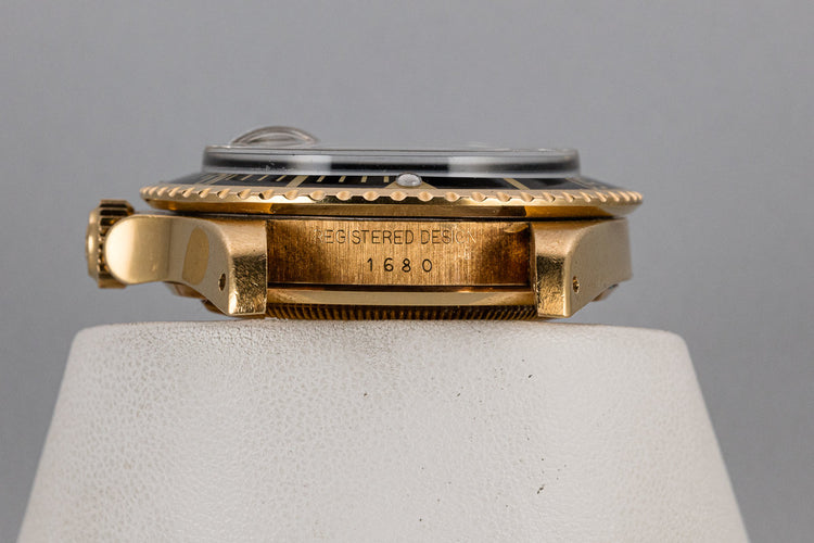1979 Rolex 18K YG Submariner 1680 with Black Nipple Dial