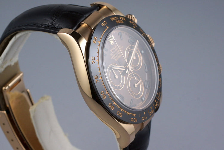 2013 Rolex RG Daytona 116515 Chocolate Arabic Dial with Box and Papers