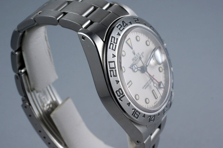 1985 Rolex Explorer II 16550 Cream Rail Dial