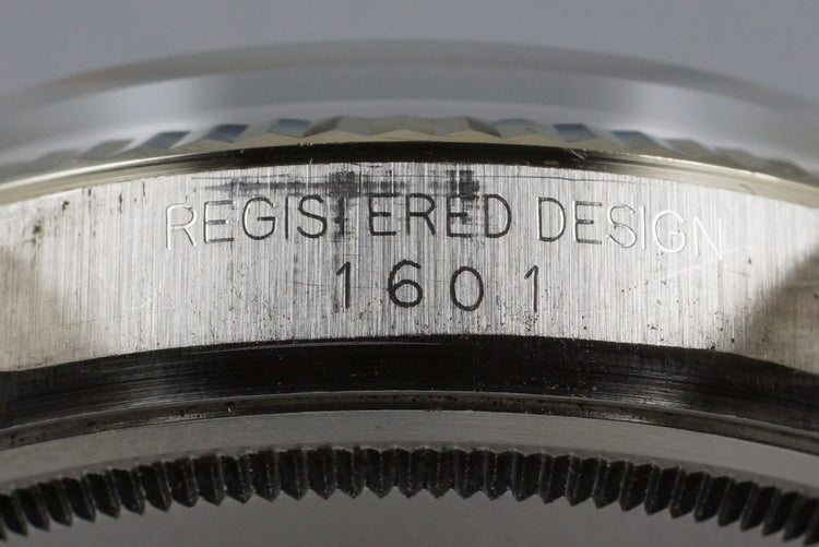 1972 Rolex DateJust 1601 Matte Silver Dial