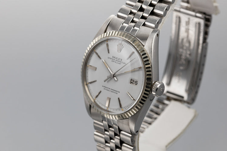 1970 Rolex DateJust 1601 White Dial