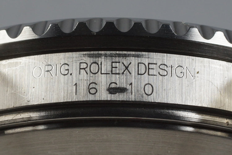 1999 Rolex Submariner 16610