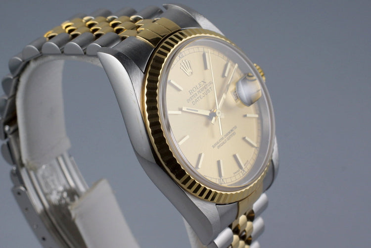 2002 Rolex Two Tone DateJust 16233