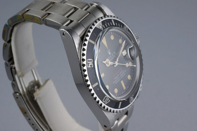 1970 Rolex Red Submariner 1680 Mark IV Dial