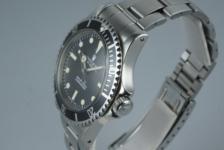 1970 Rolex Submariner 5513 with Serif Dial
