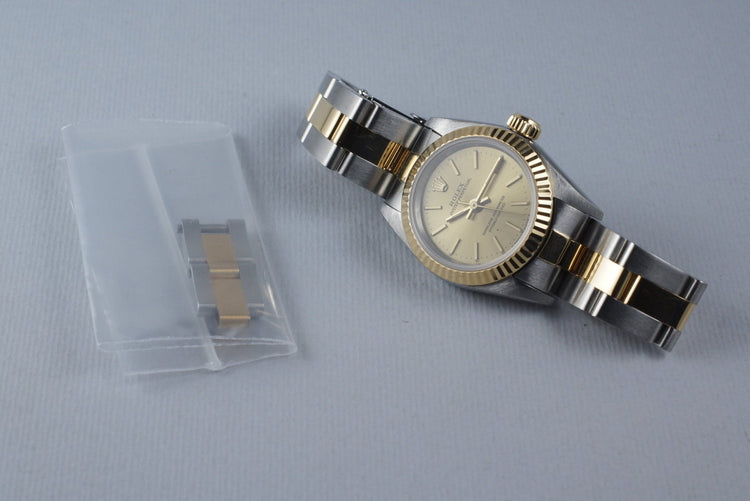 1995 Rolex Ladies Two Tone Oyster Perpetual 67193