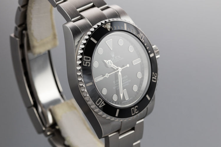 2016 Rolex Submariner 114060 with Box and Papers