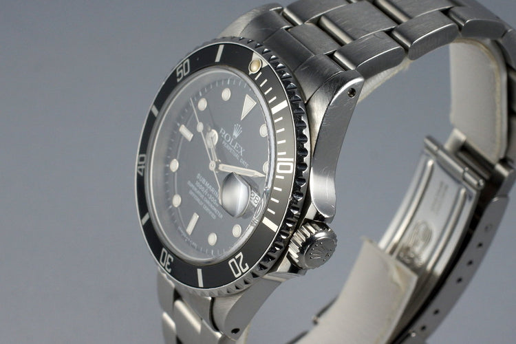 1991 Rolex Submariner 16610