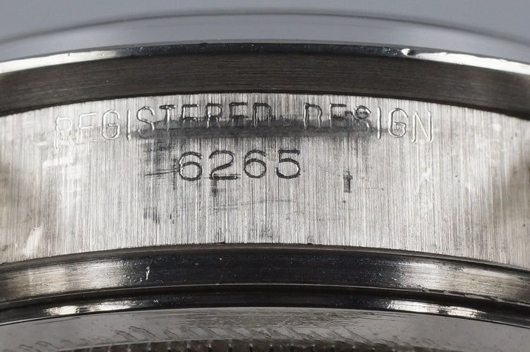 1972 Rolex Daytona 6265 Black Sigma Dial with RSC Papers