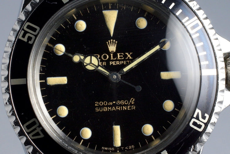1965 Rolex Submariner 5513 with Glossy Gilt Dial
