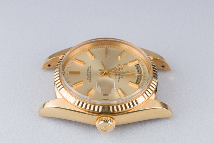 1974 Rolex 18K YG Day-Date 1803 Gold Dial
